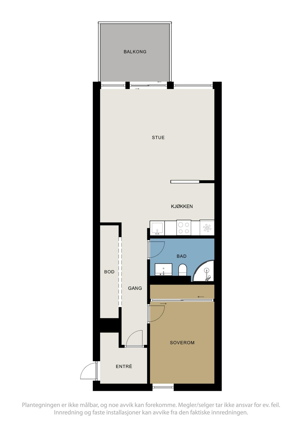 Planskisse Galleribilde