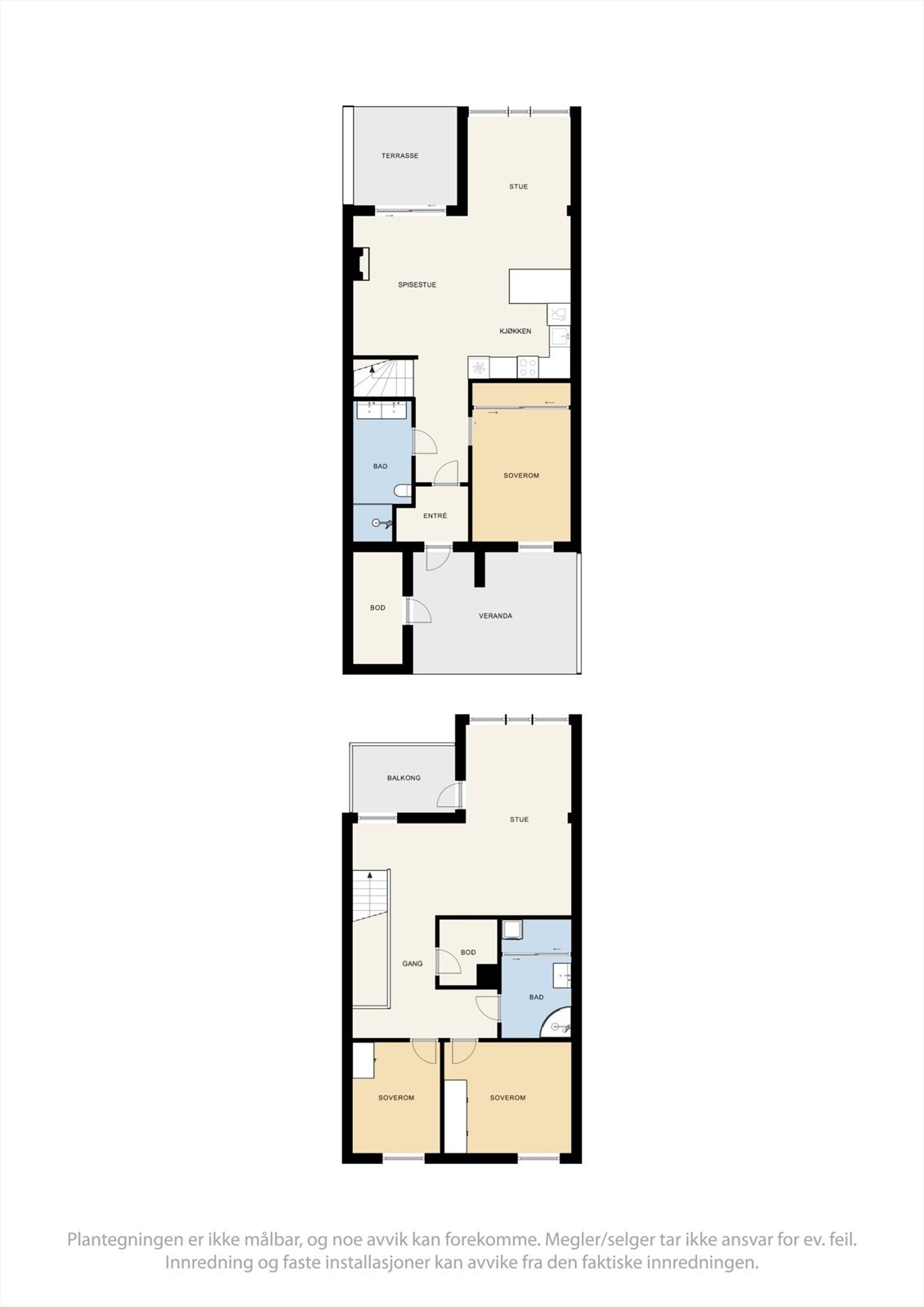 Plantegning 1. og 2. Etg - Eidshaven 10. Galleribilde
