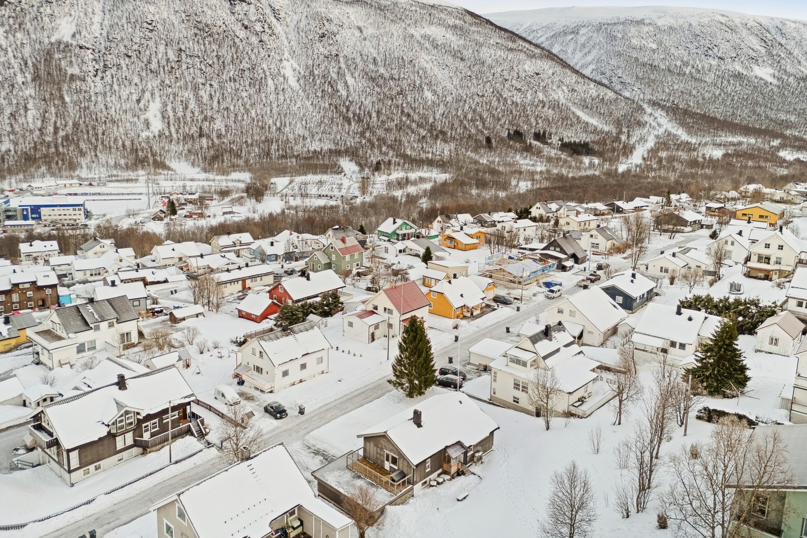 Nærområdet fra luften. Galleribilde