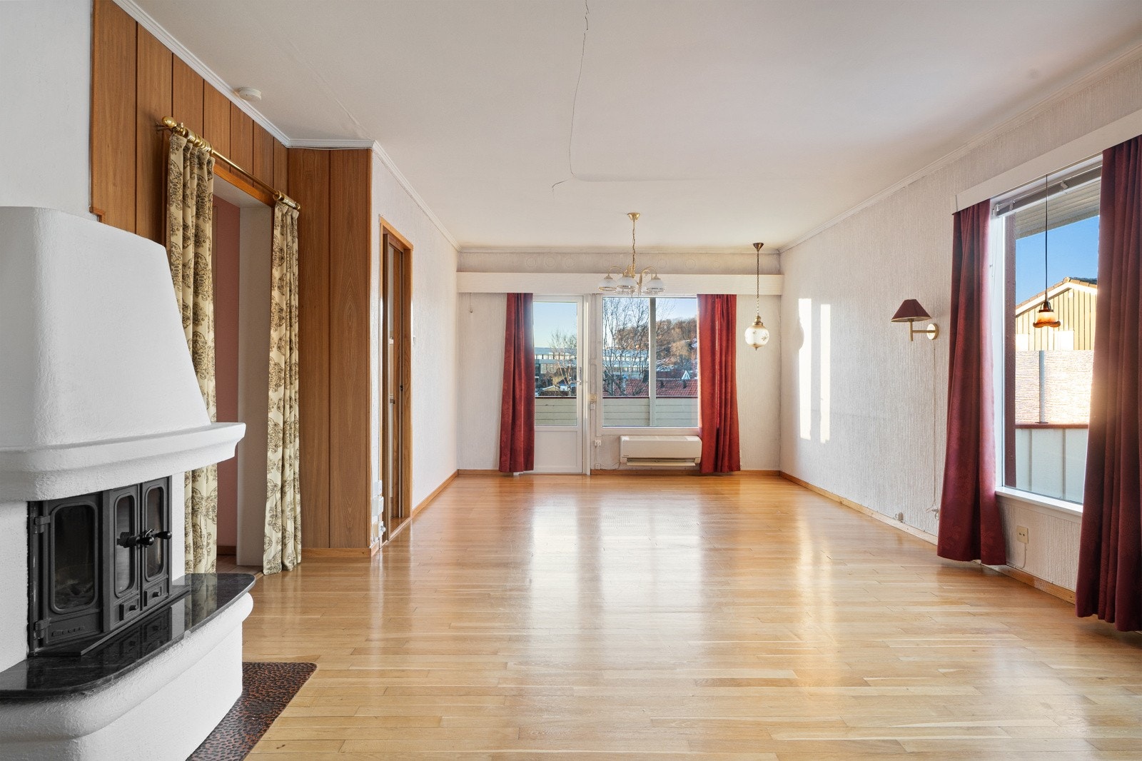 Stuen byr på fleksible og gode møbleringsmuligheter. Galleribilde