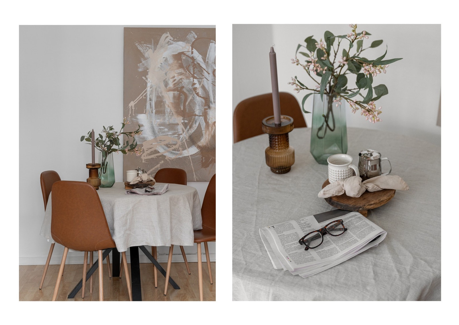 Dekk bordet, tenn lysene og nyt! Her ligger alt til rette for gode øyeblikk. Galleribilde