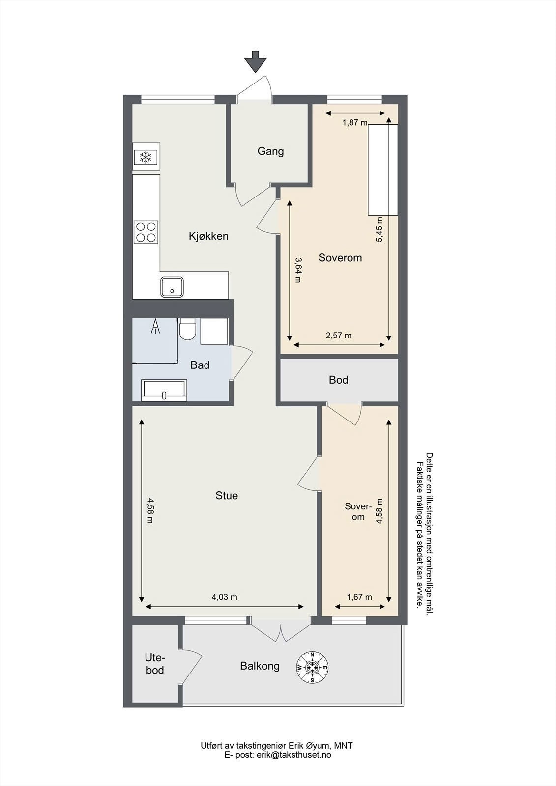 Plantegning Galleribilde