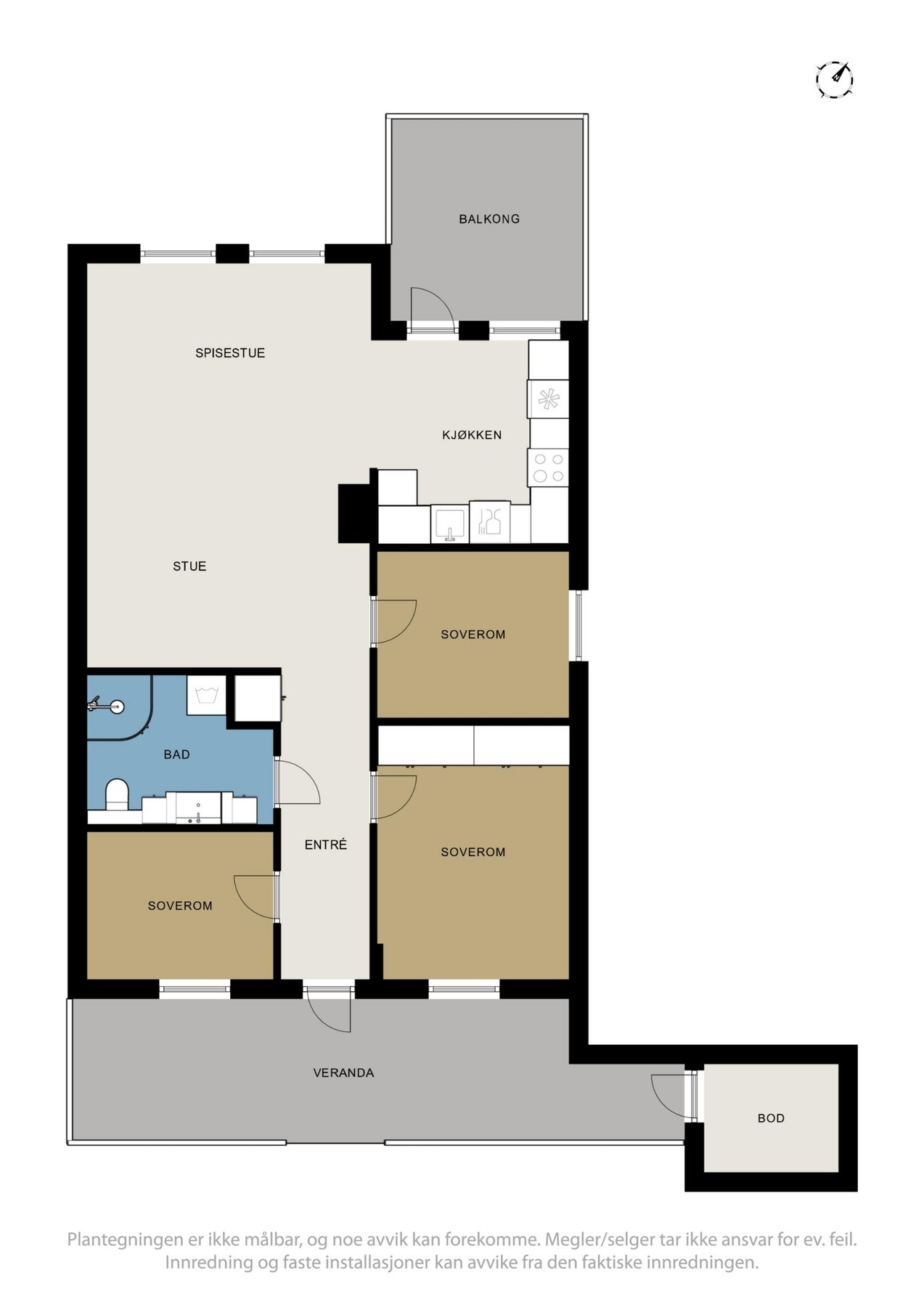 Plantegning Galleribilde