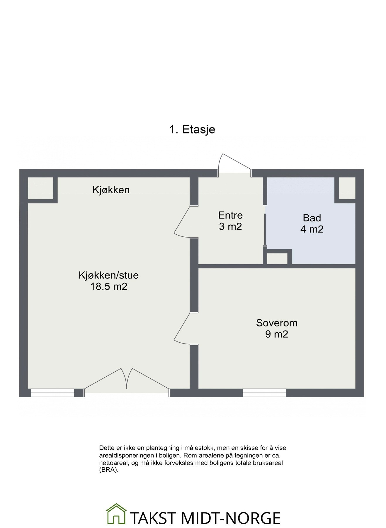 Planskisse Galleribilde