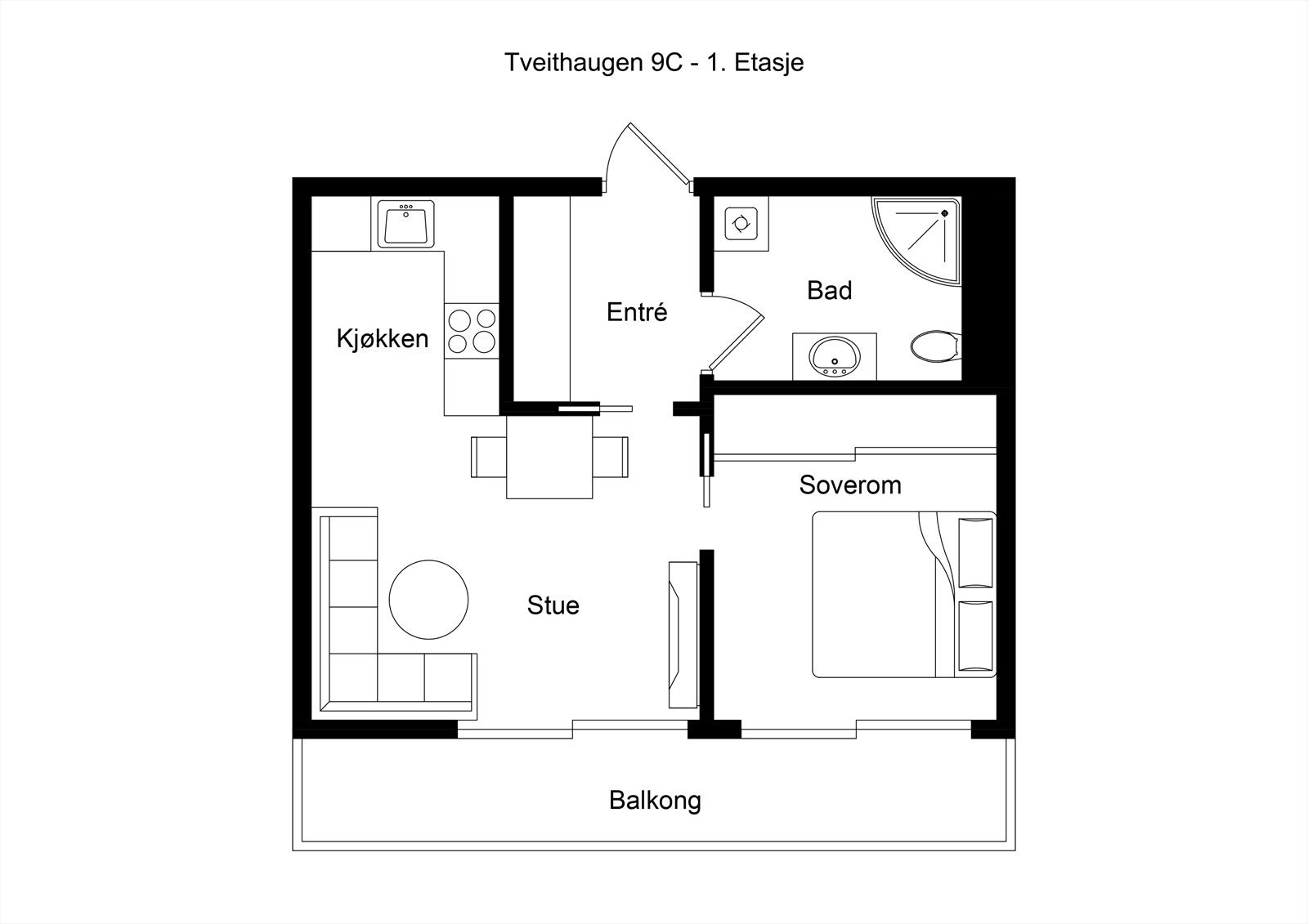 Plantegning Galleribilde