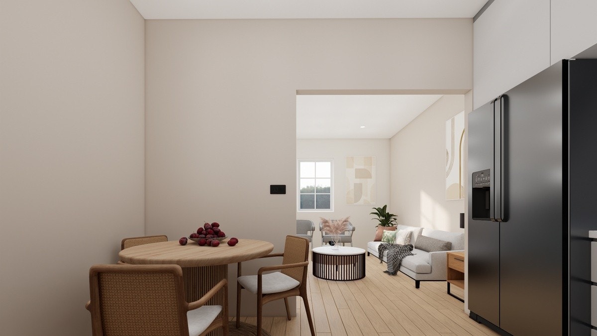 Fra kjøkkenet mot stue Galleribilde