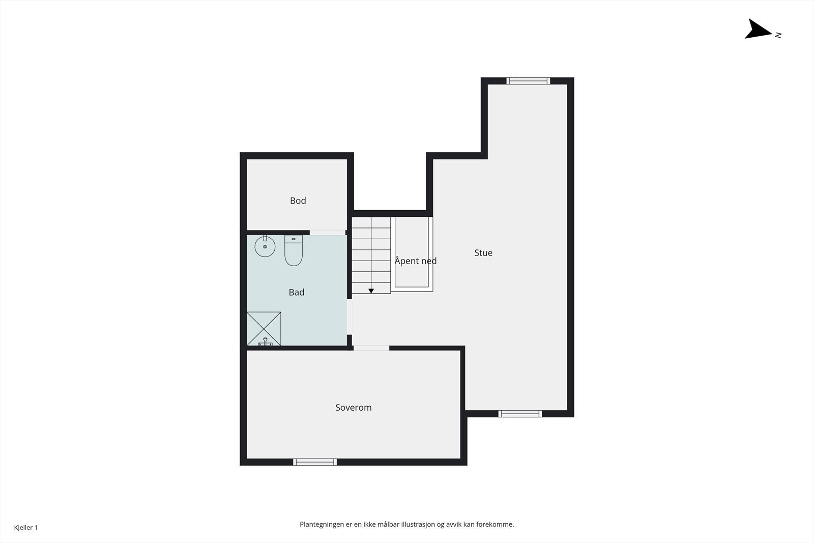 Plantegning Galleribilde