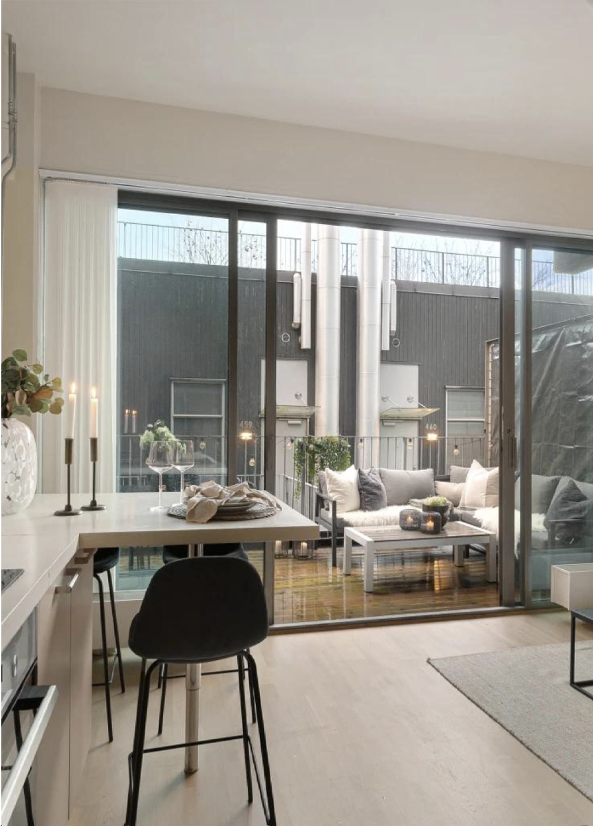 Stort uteområde som kan møbleres Galleribilde