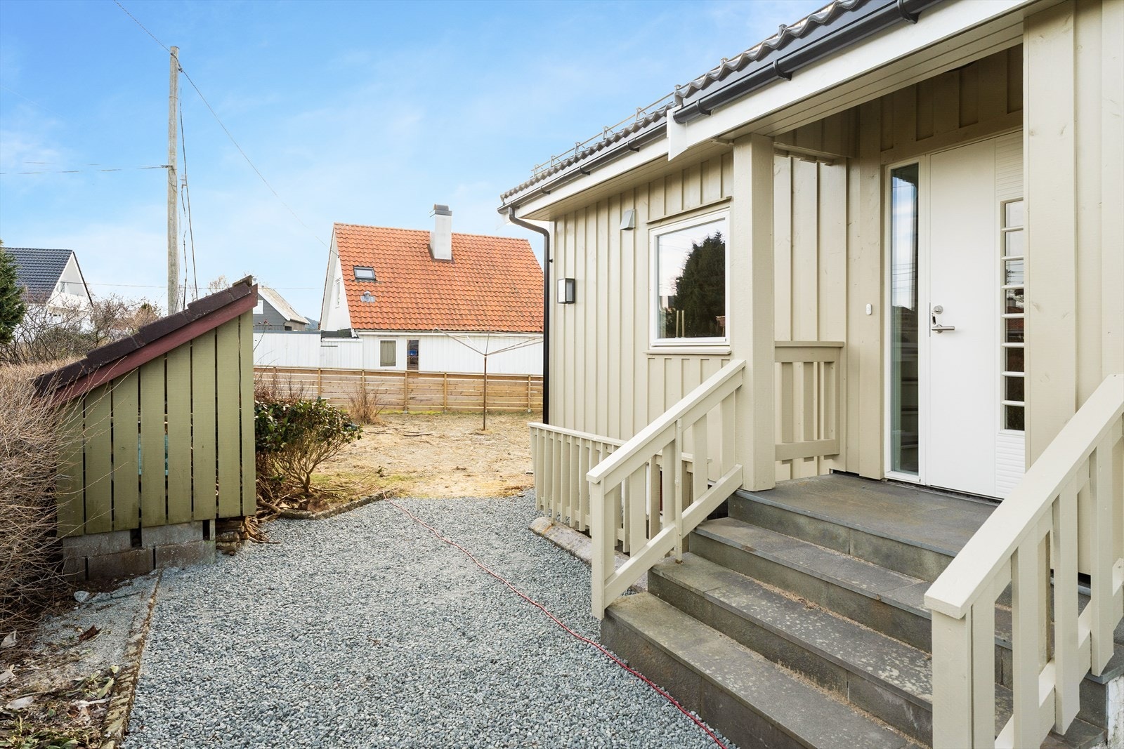 Hyggelig inngangsparti. Galleribilde