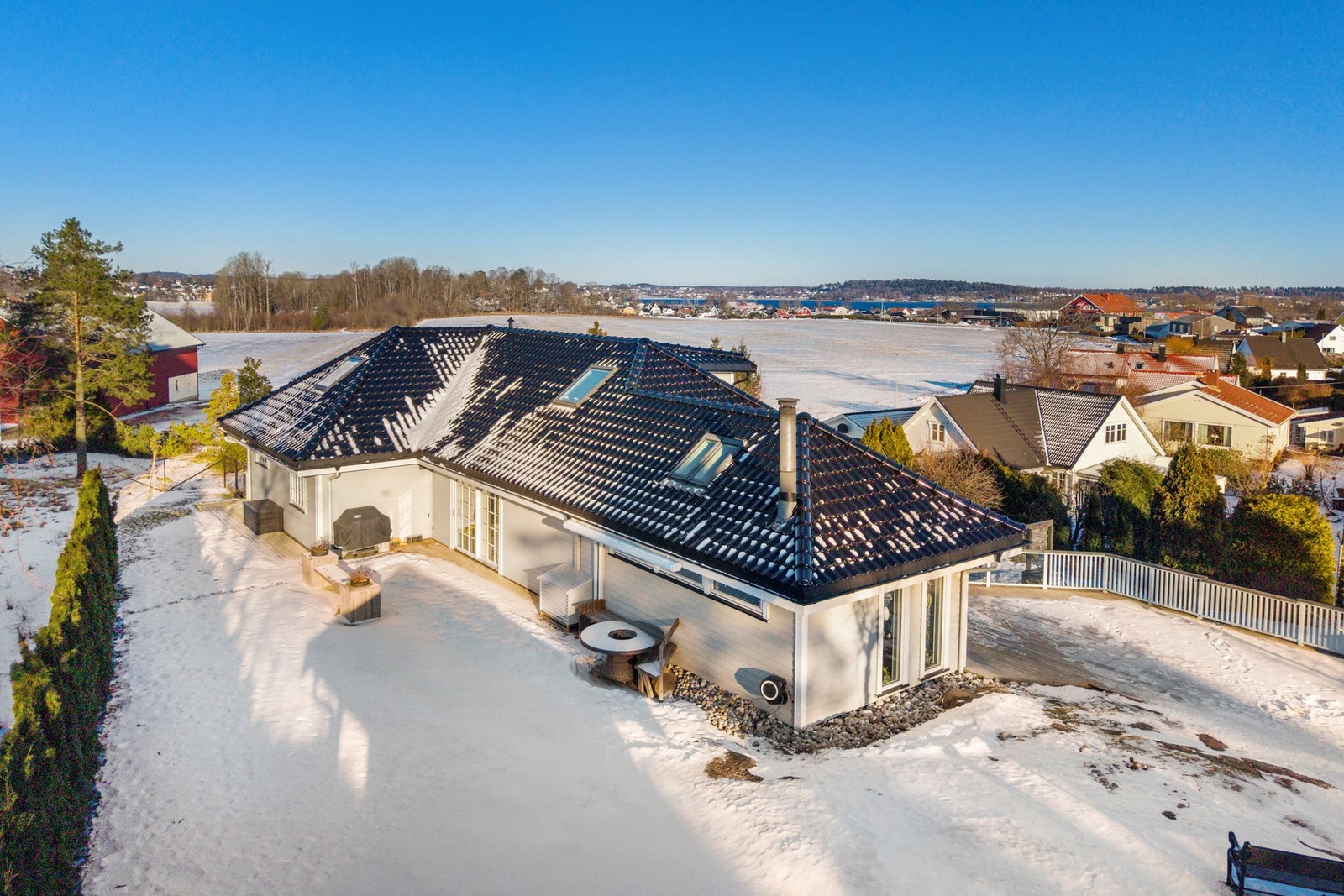 Legg merke til Oslofjorden mot øst Galleribilde