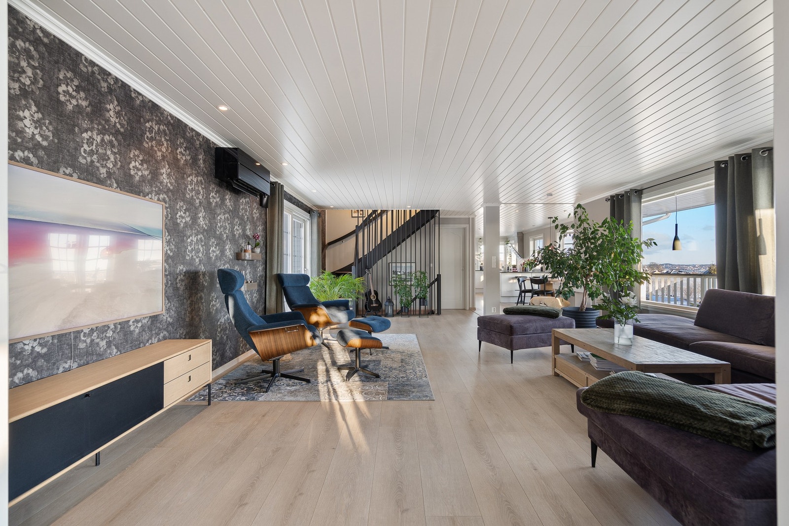 Flott stue med meget god plass Galleribilde