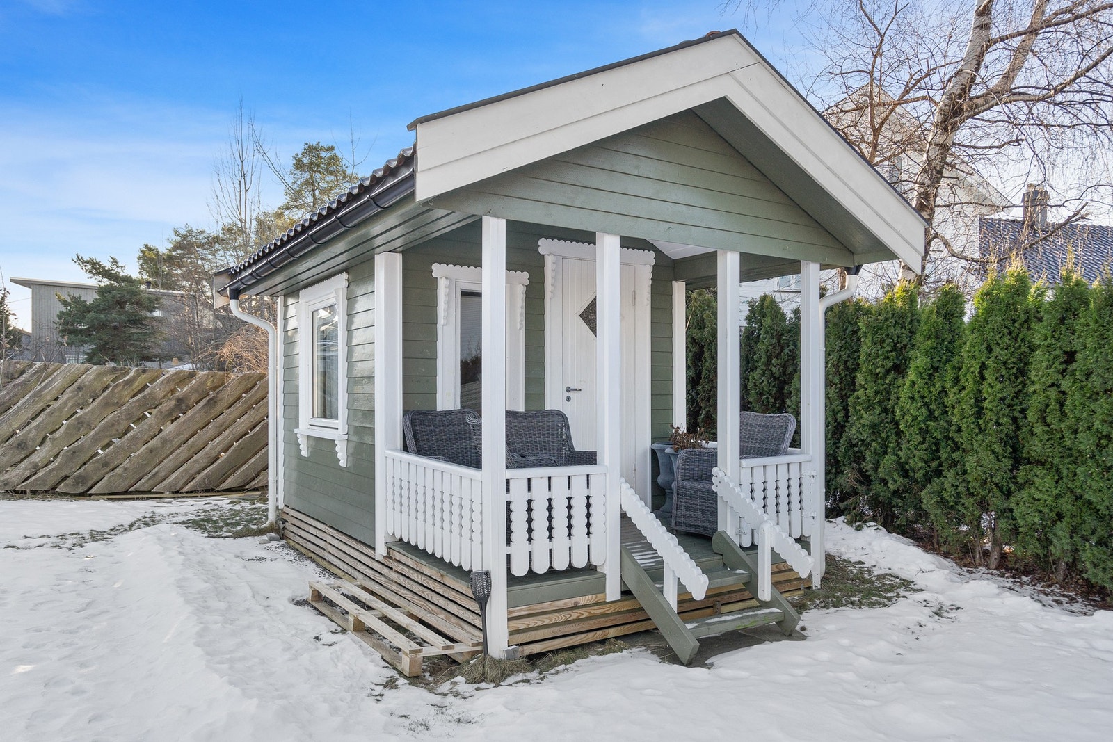 Lekestua er innredet som et anneks og fungerer på flere måter Galleribilde