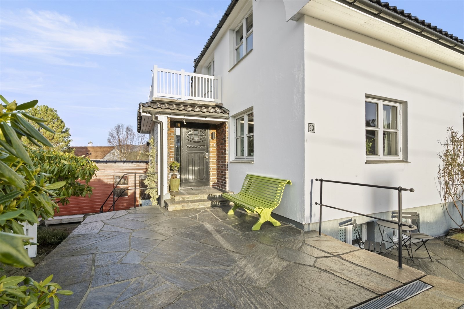 Inngangsparti med skifer Galleribilde