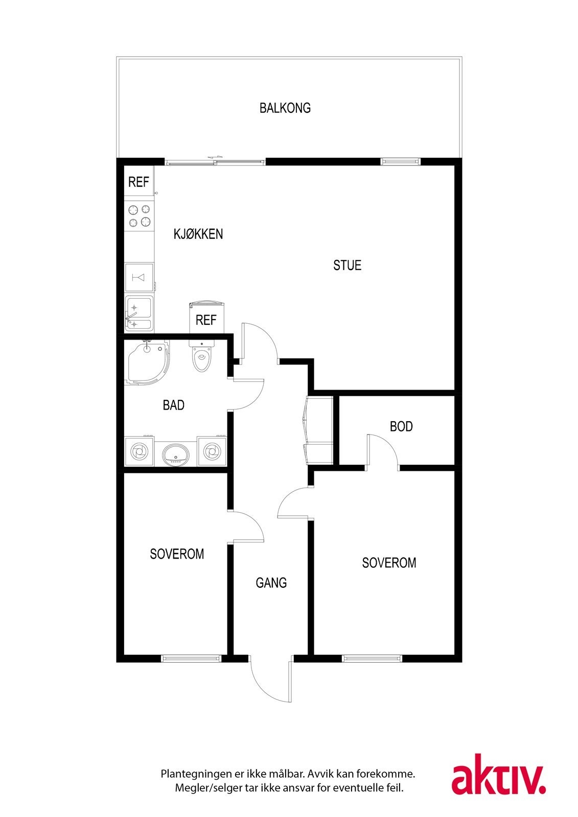 Plantegning Galleribilde