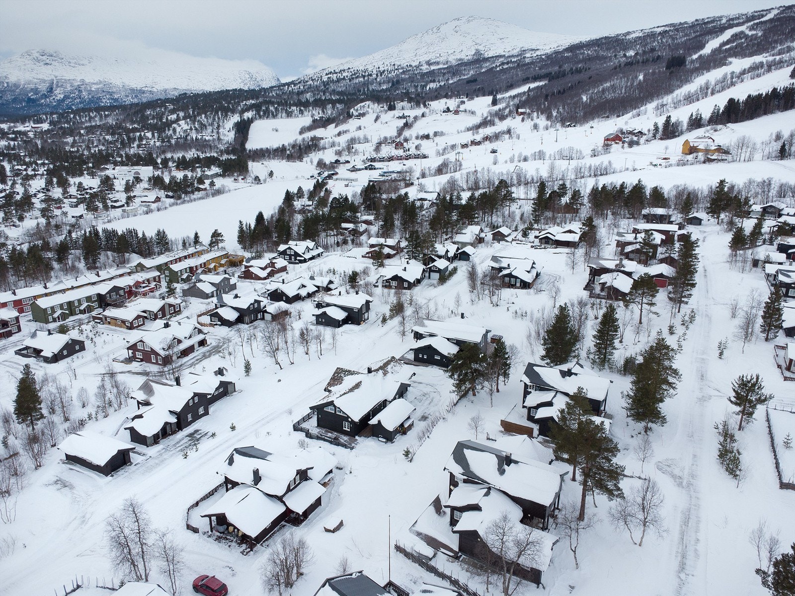 Dronebilde Galleribilde