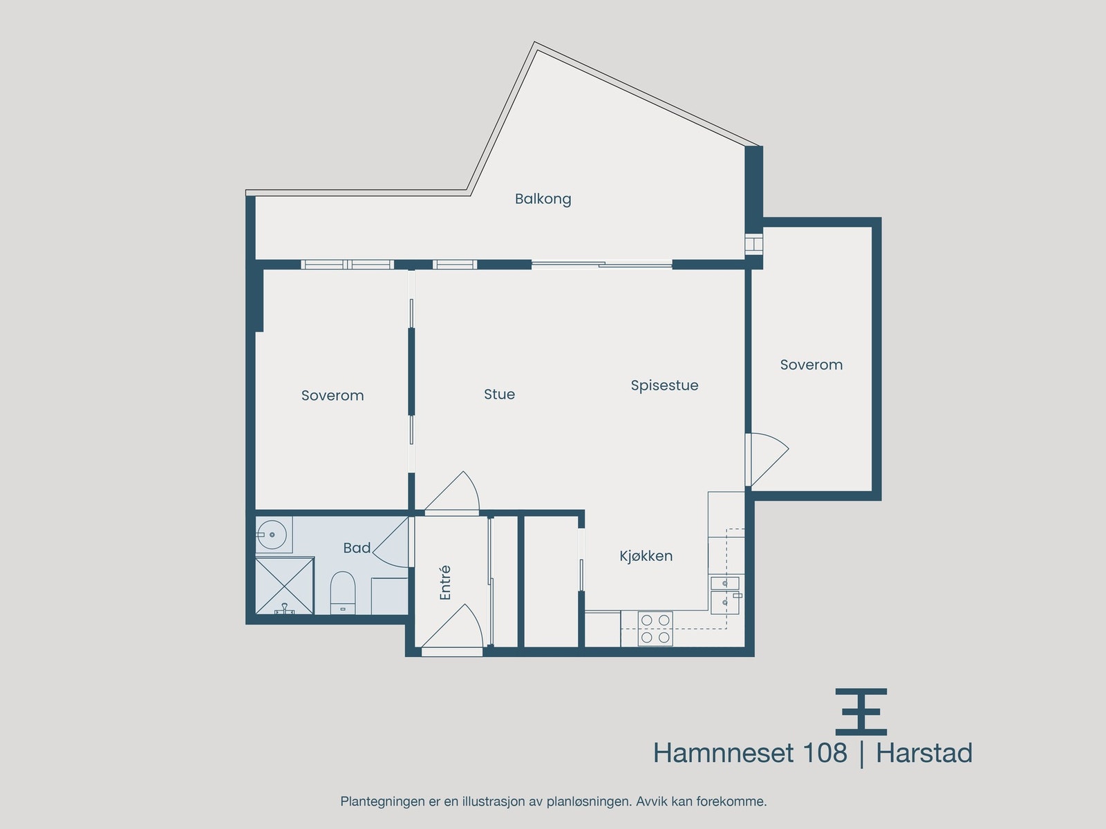 Plantegning Galleribilde