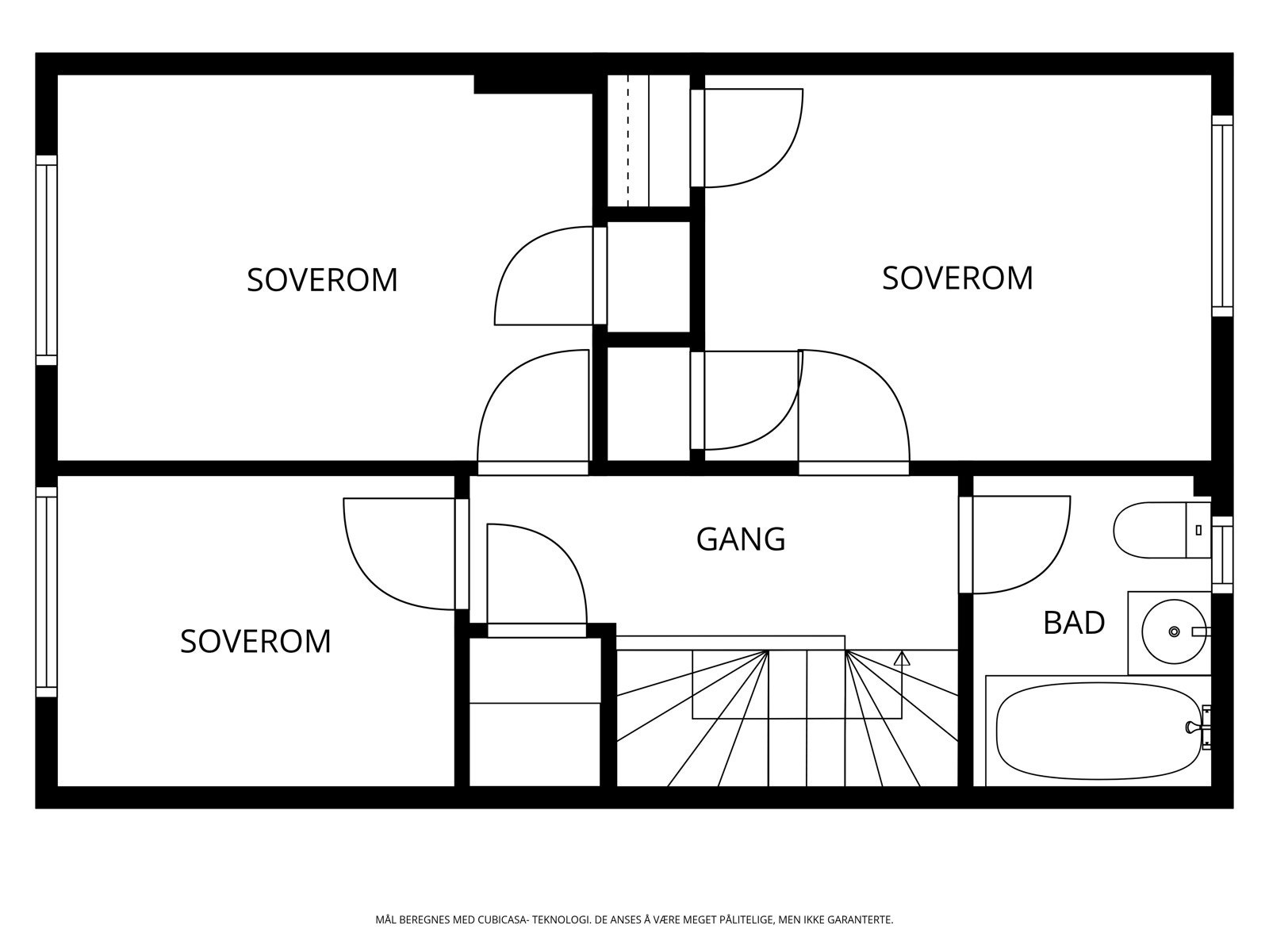 Plantegning 2. etasje Galleribilde