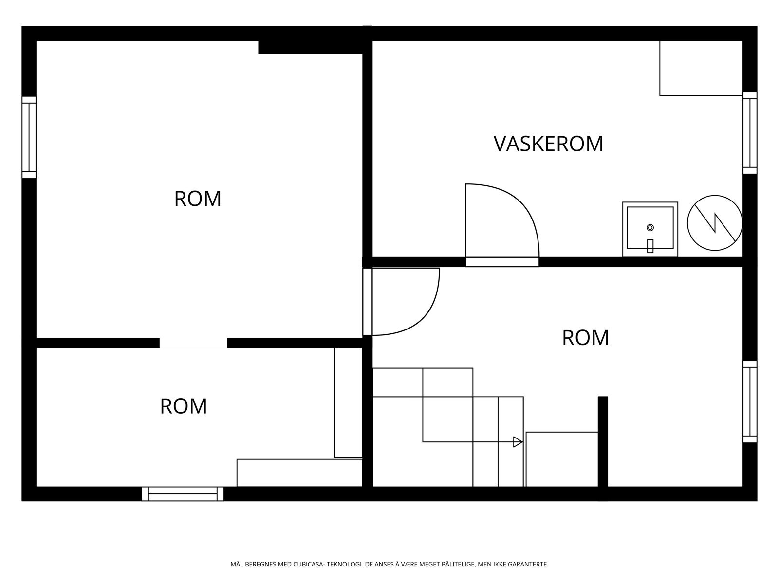 Plantegning kjeller Galleribilde