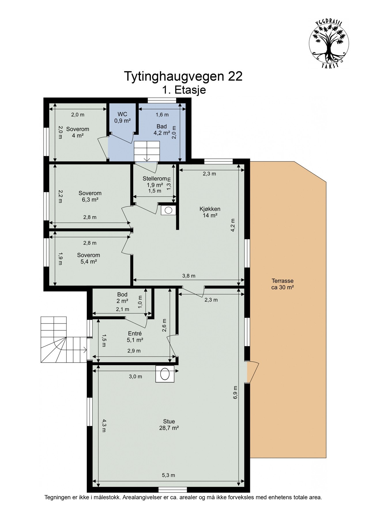 Planskisse. Galleribilde