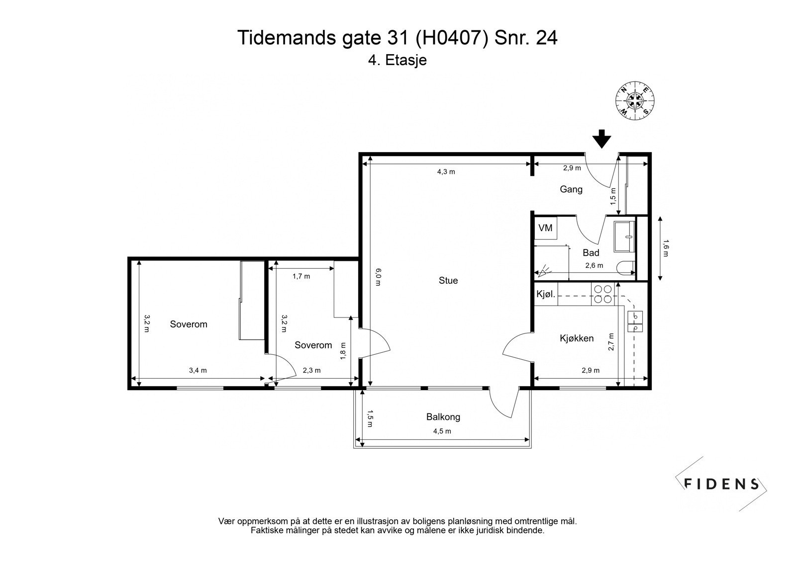 Plantegning Galleribilde