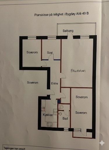 Plantegning - Galleribilde