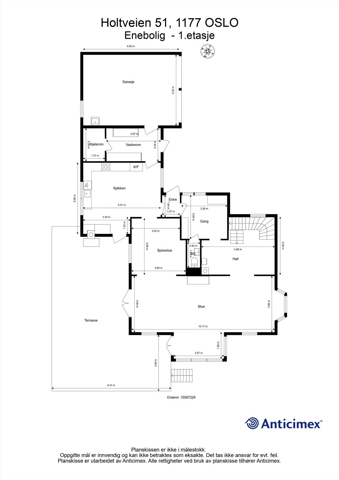 Plantegning-1. etasje Galleribilde