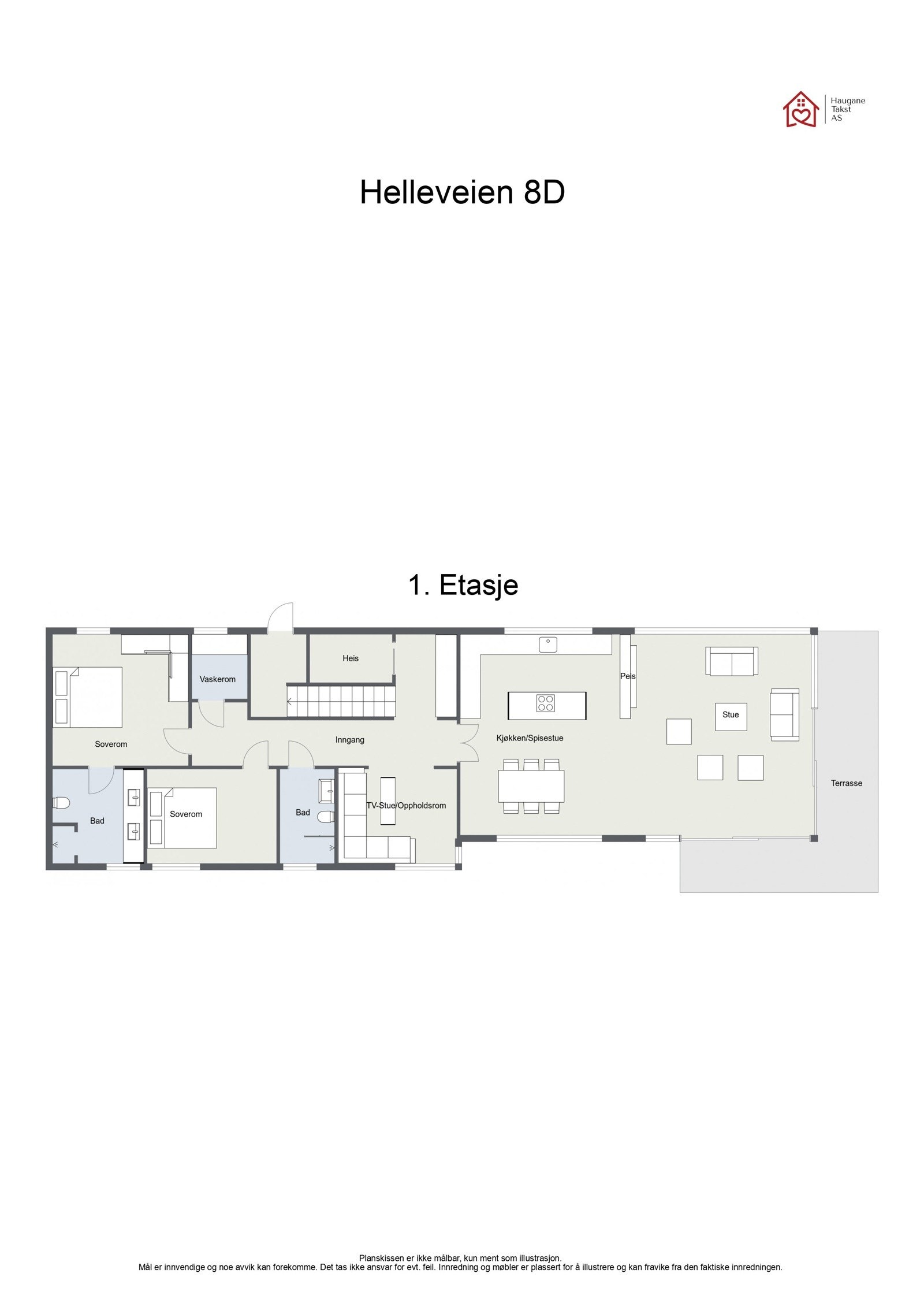 Plantegning 1. etg Galleribilde