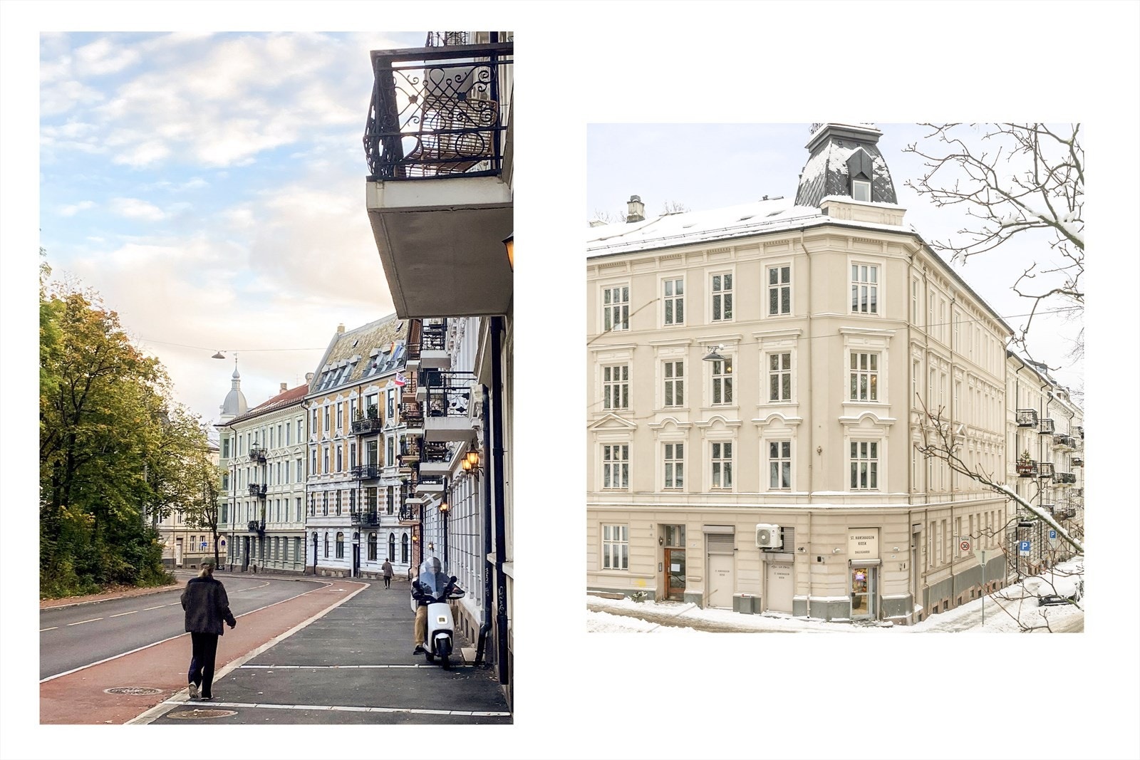 Historisk bygård fra 1895 tegnet av George Rudolf Haeslich. Galleribilde