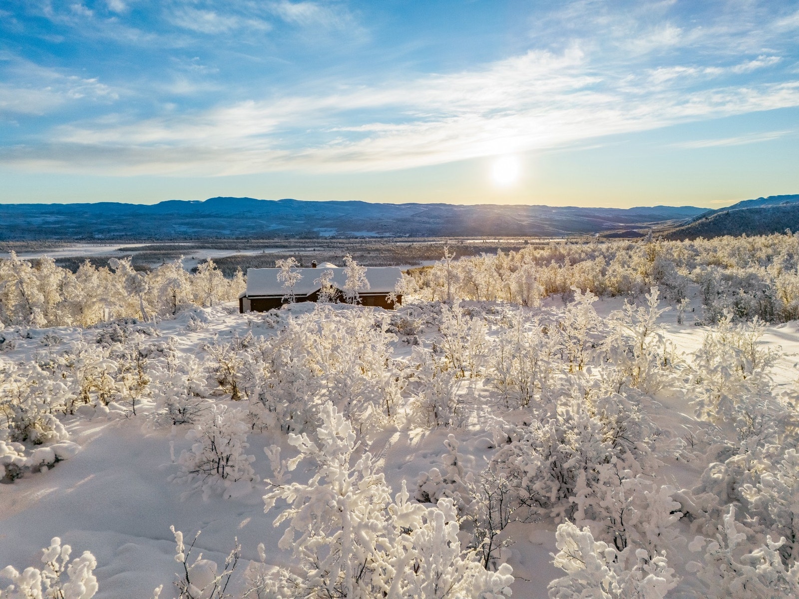 Nydelig utsikt så langt øyet kan se Galleribilde