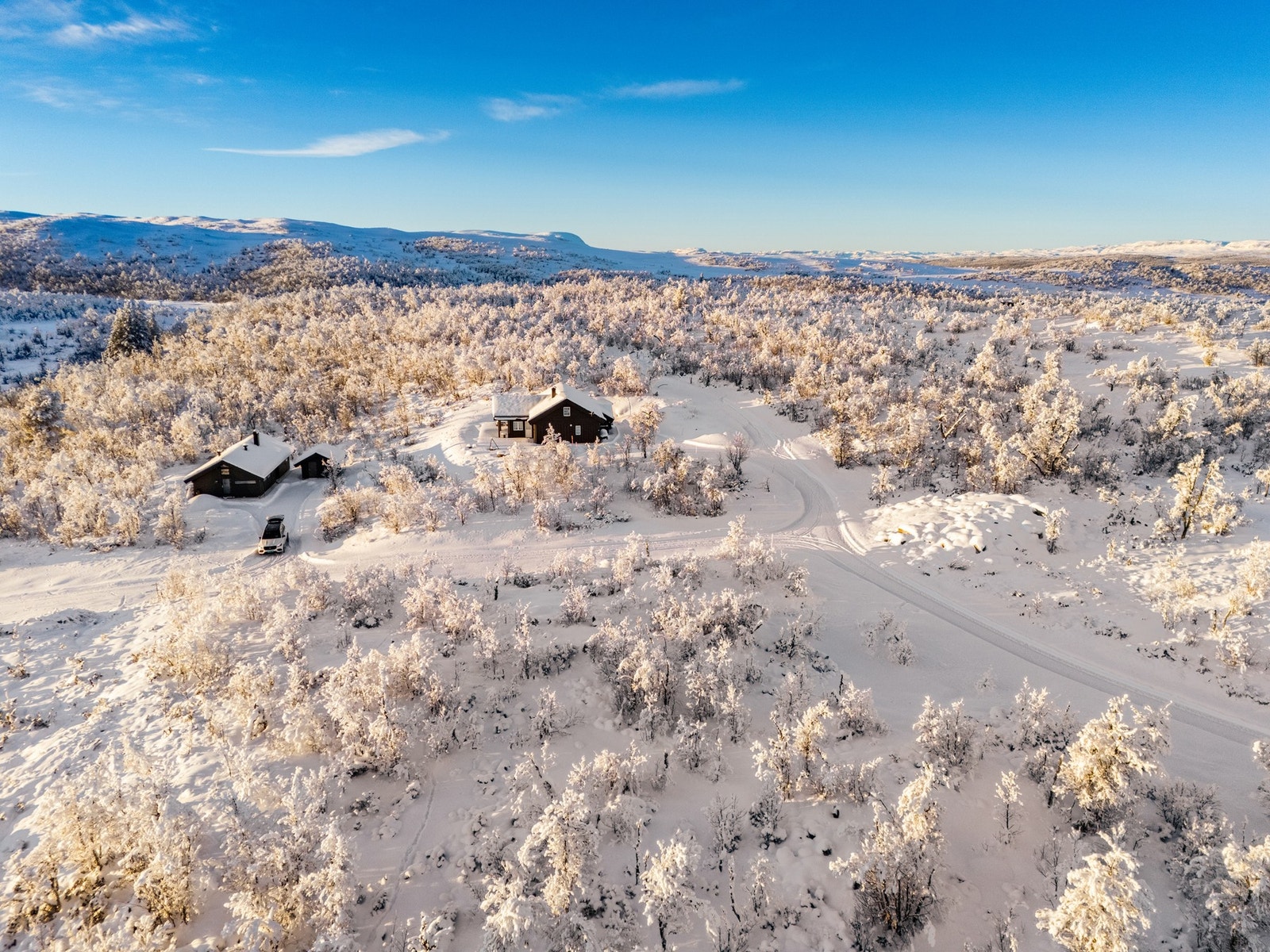 Kjenn roen senker seg i det man ankommer høyfjellet Galleribilde