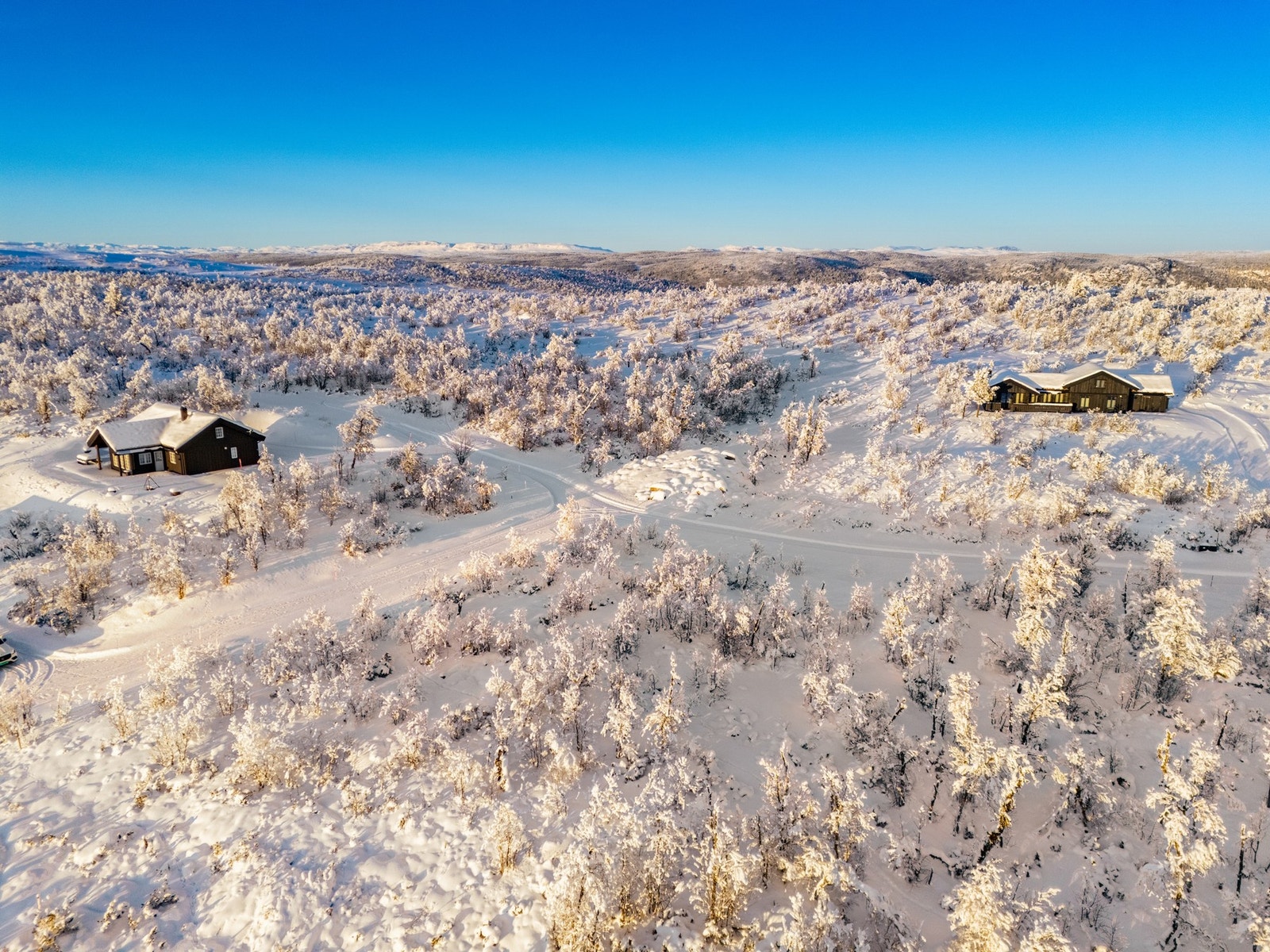 Her har du naturen tett på, som legger til rette for et aktivt hytteliv Galleribilde