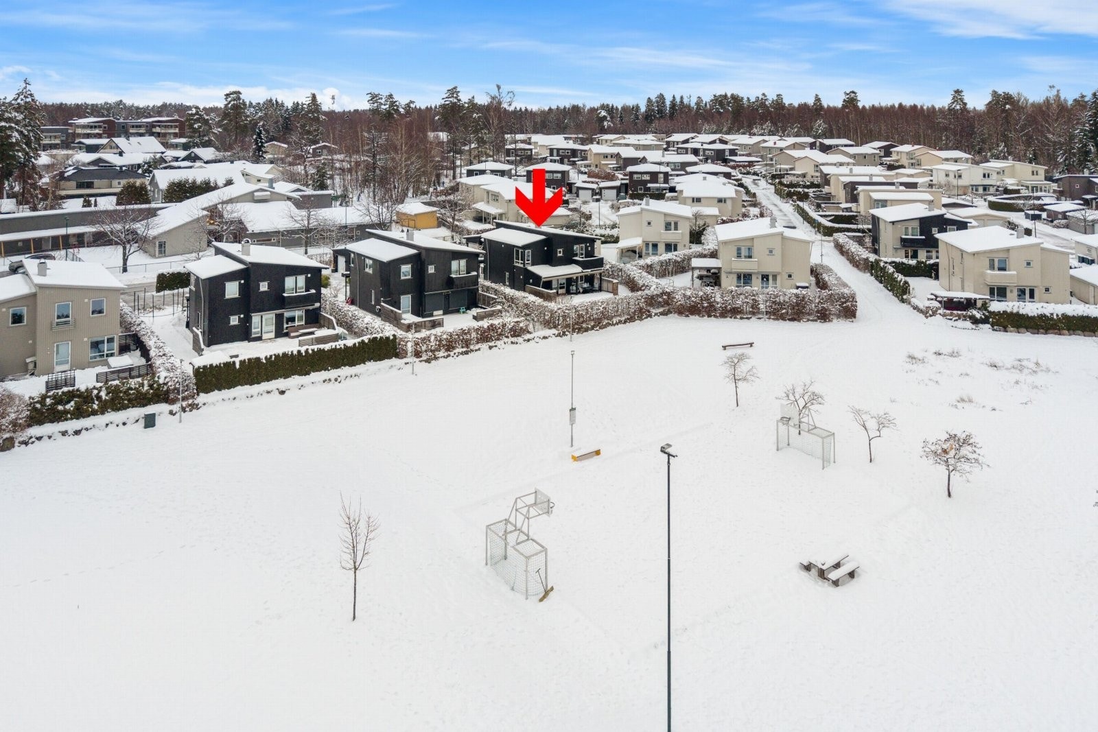 Grensende til fine friområder/lekeområder Galleribilde