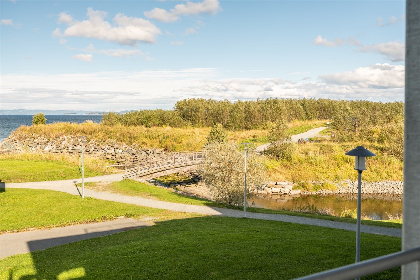 Her kan morgen og formiddagssolen nytes. Galleribilde
