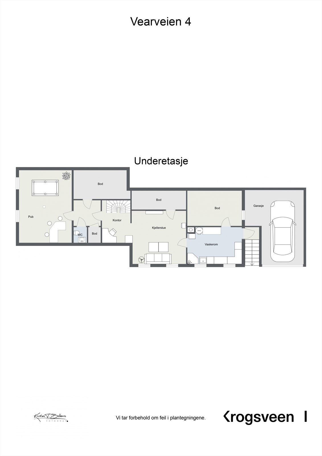 Plantegning kjeller Galleribilde