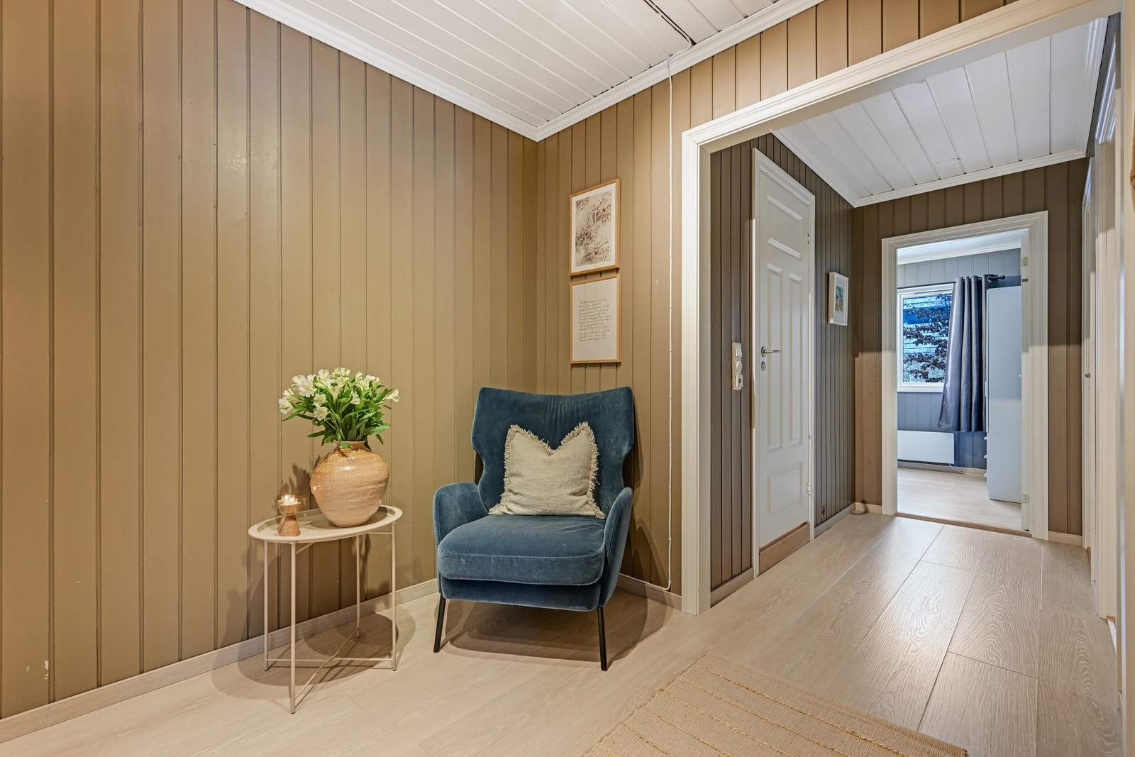 Boligen er både innvendig og utvendig malt opp i siste tid. Galleribilde