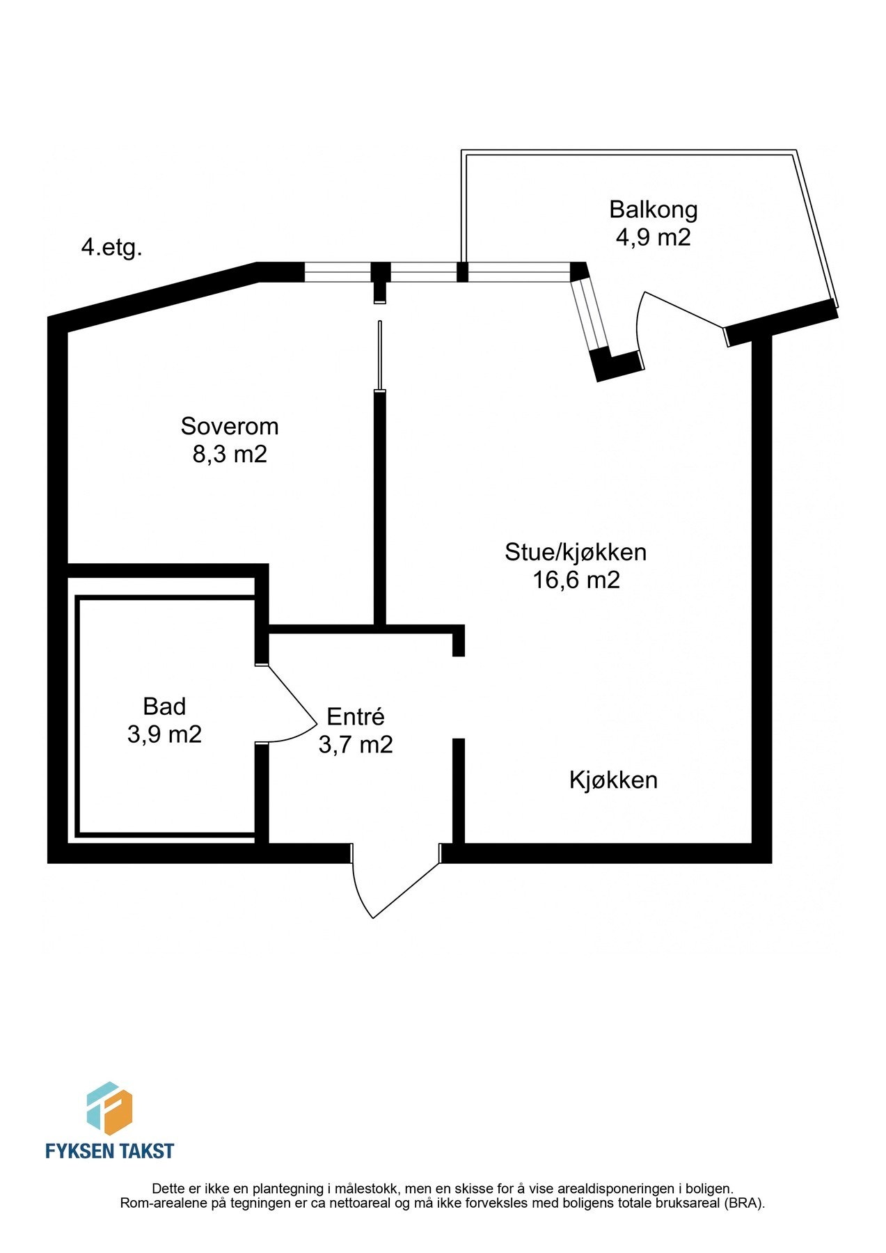 Gjør deg kjent med plantegningen. Galleribilde