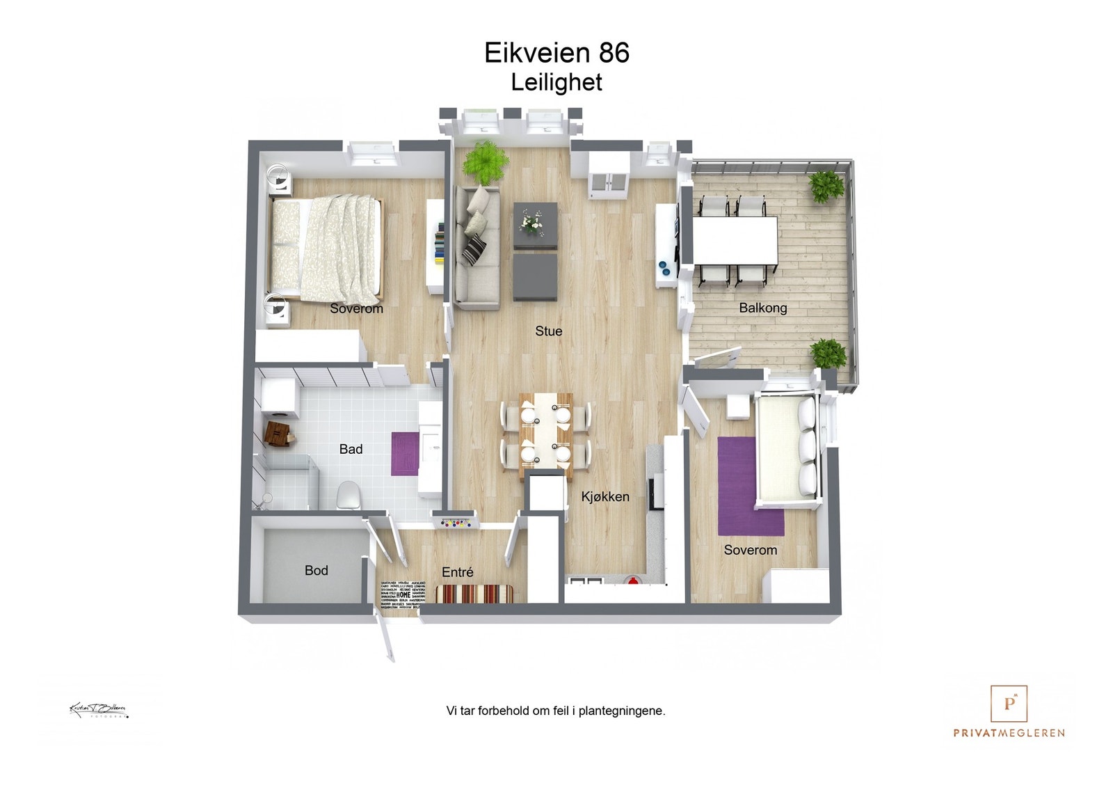 Plantegning Galleribilde