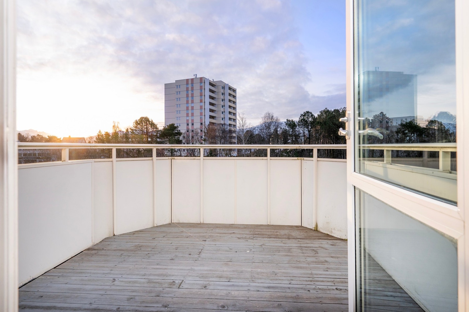 Balkong med utgang fra soverommet. Galleribilde