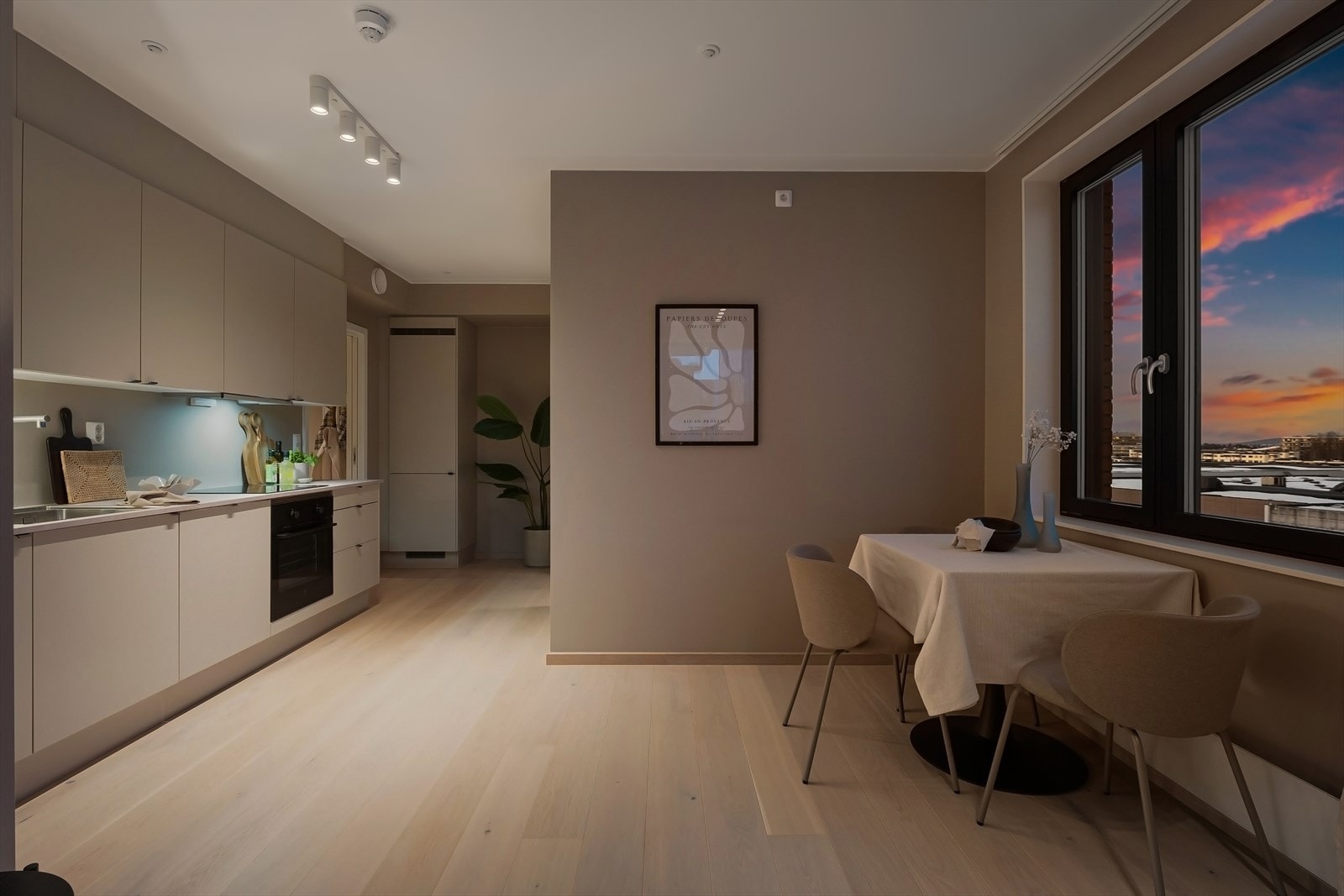 Åpen kjøkkenløsning. Galleribilde