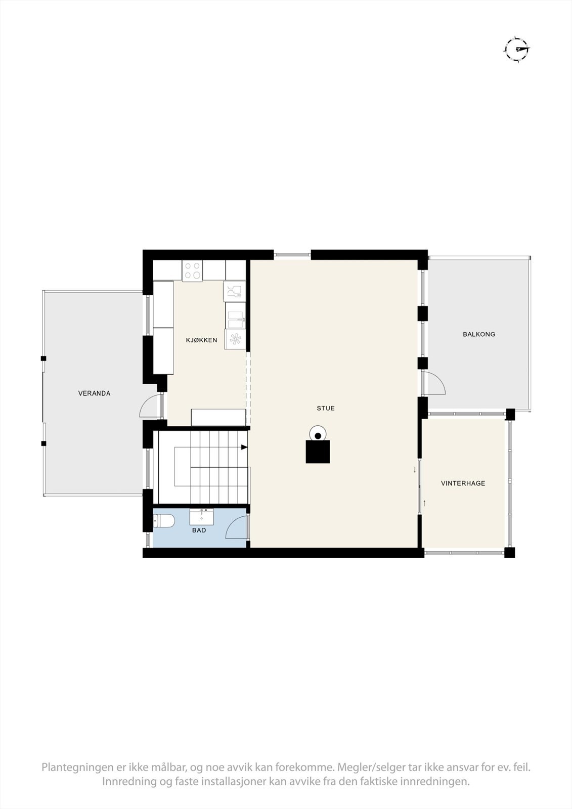 Plantegning 1.etasje. Galleribilde