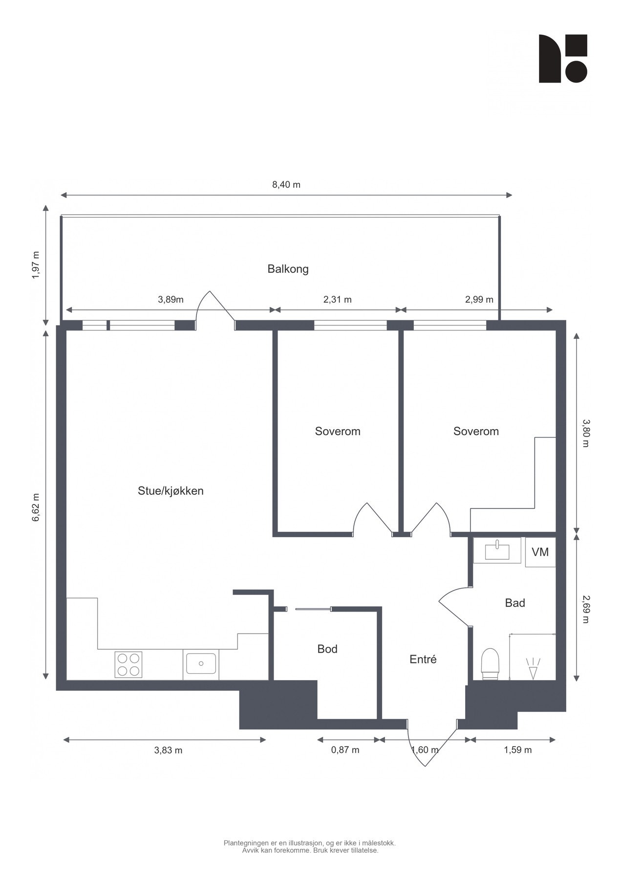 Plantegning. Galleribilde
