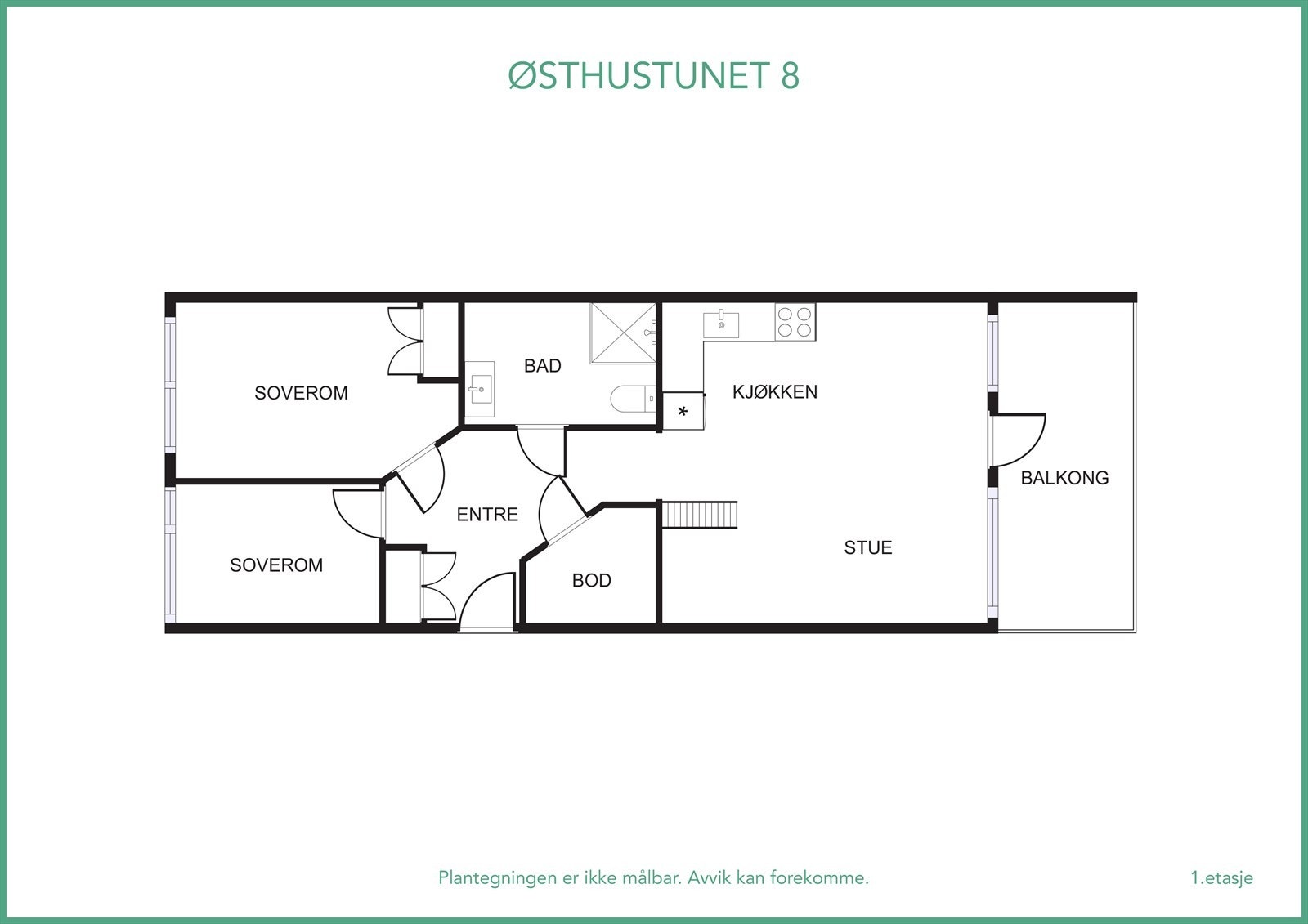 Plantegning 2.etg. Galleribilde