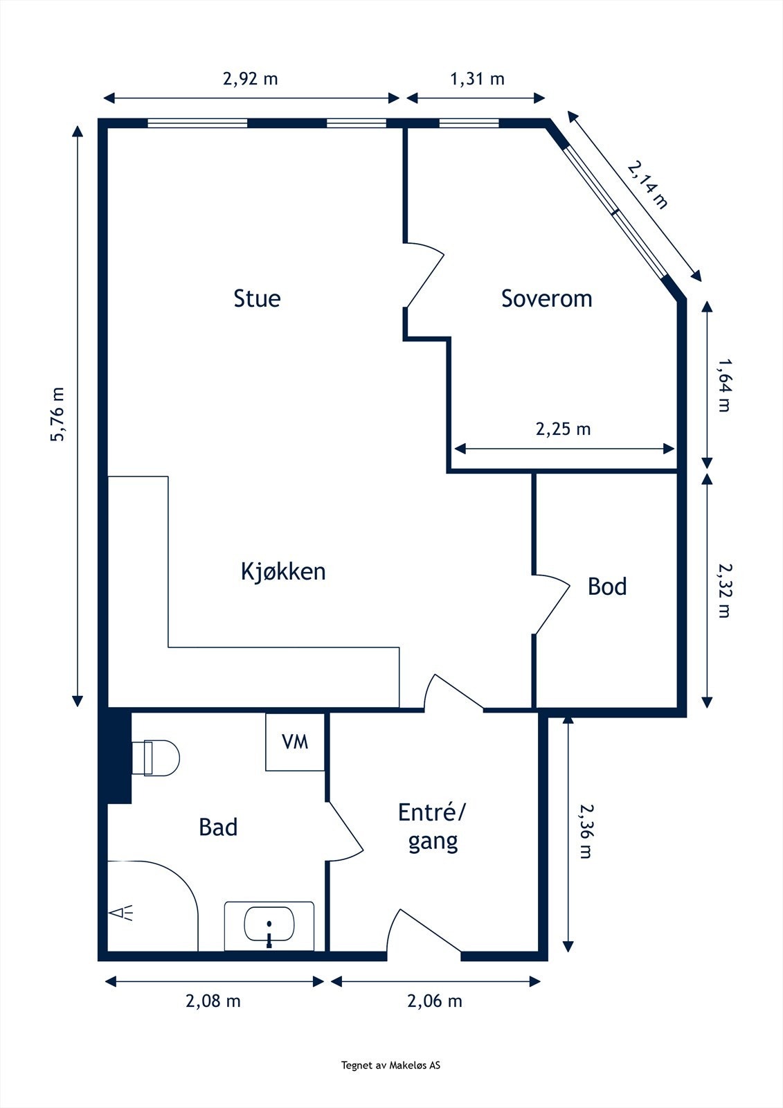 Plantegning. Galleribilde