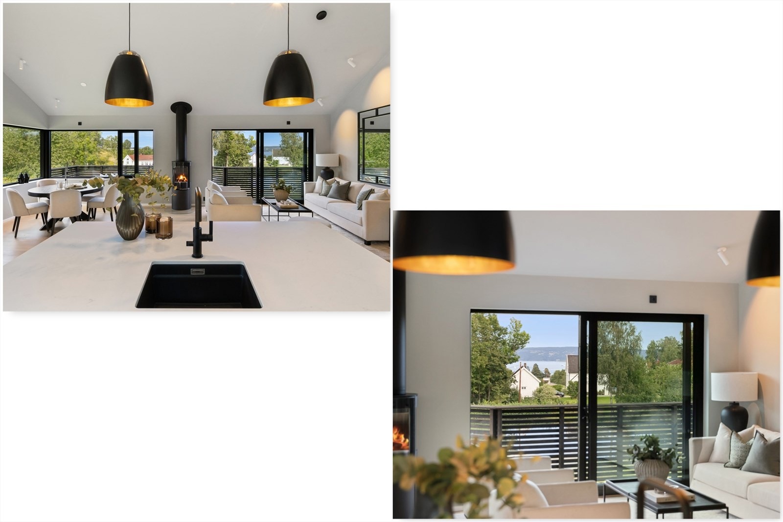 Underlimt vask og nedfelt platetopp. Galleribilde