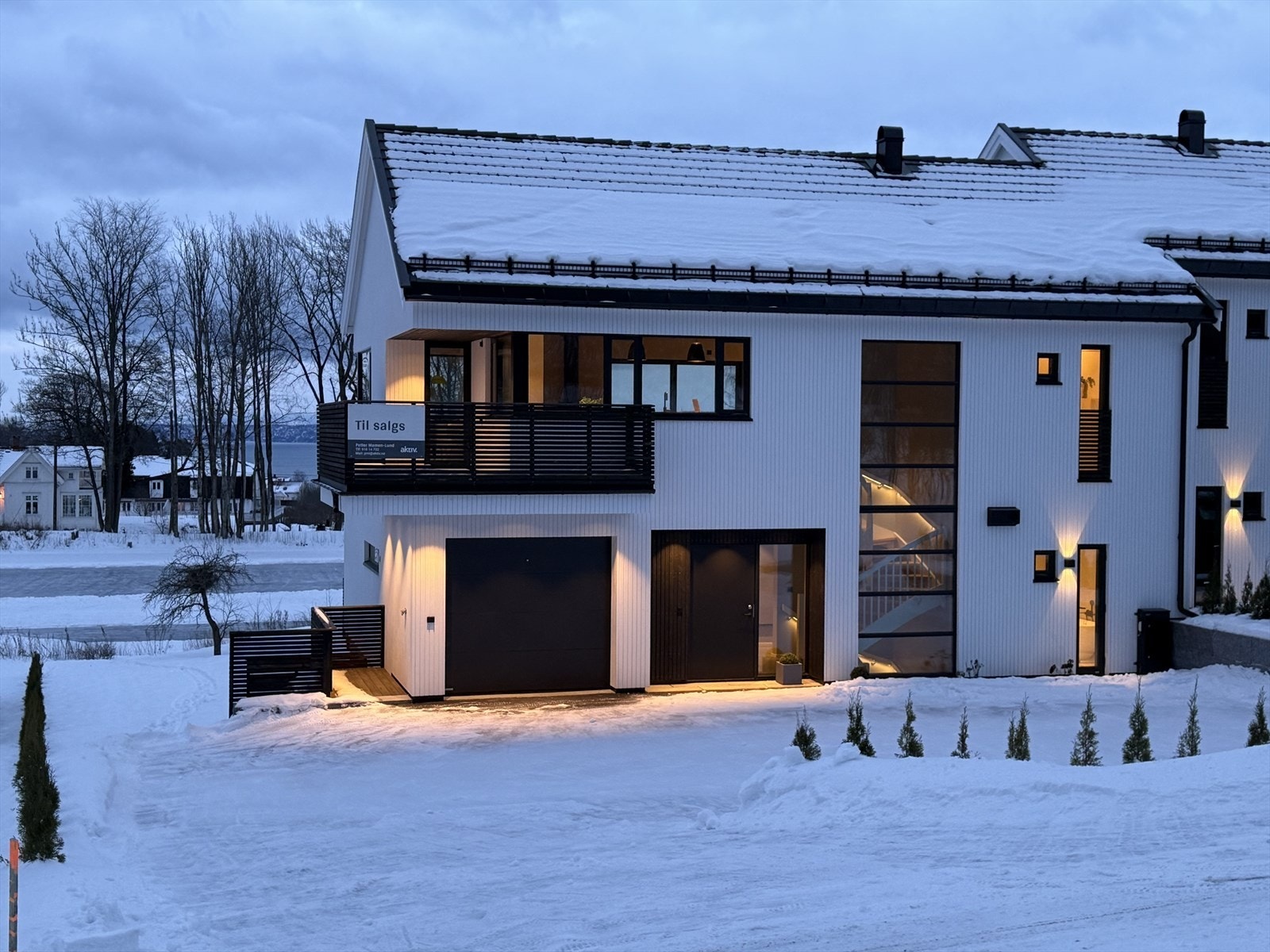 Tiltalende fasade med eksklusivt uttrykk Galleribilde