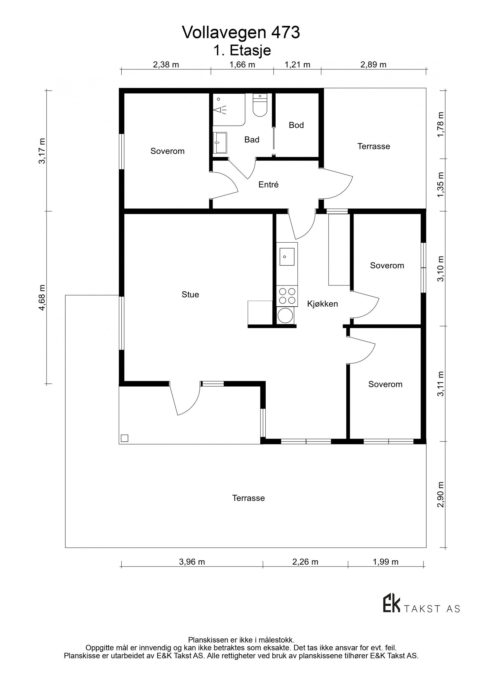 Plantegning Galleribilde