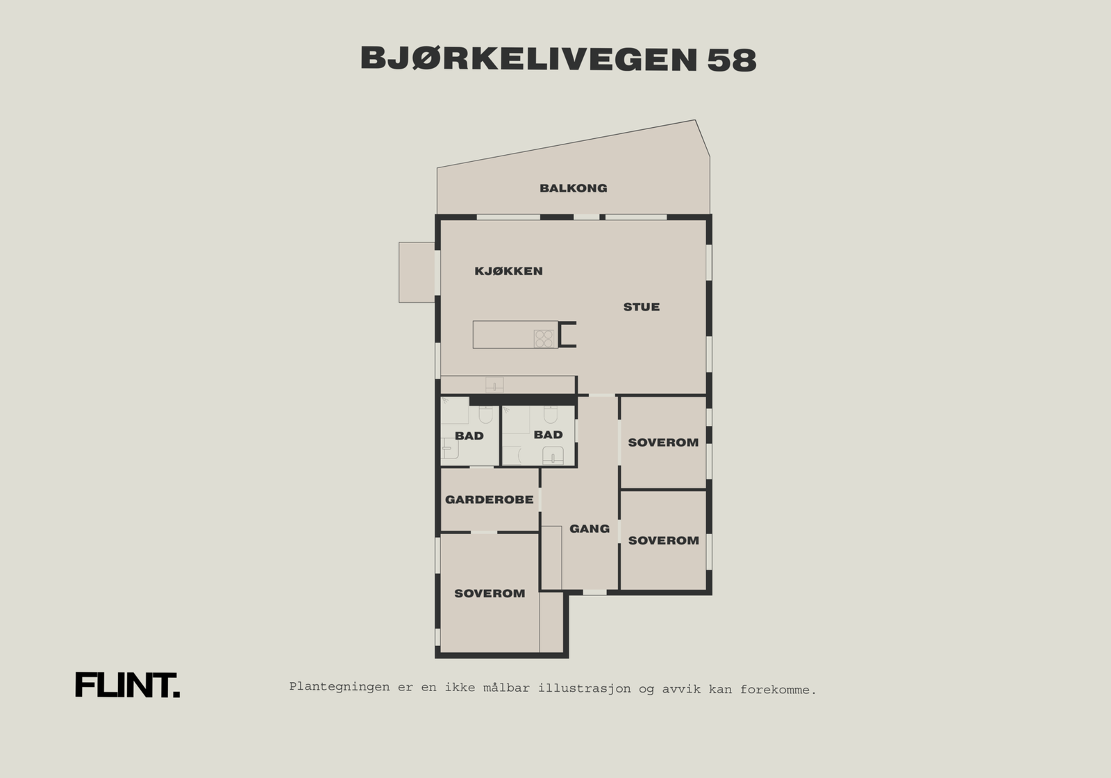 Plantegning 4.etasje. Galleribilde