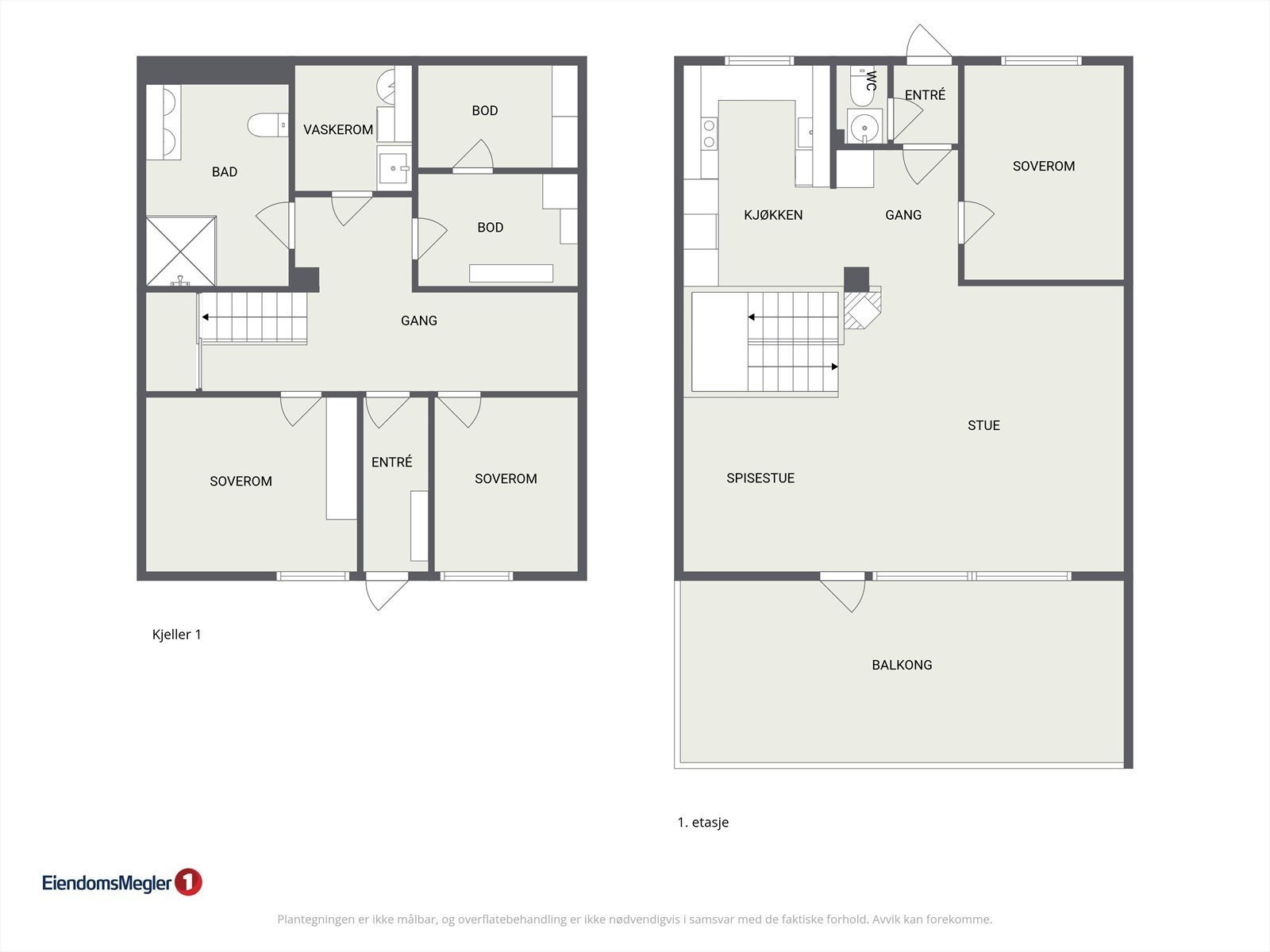 Plantegning Galleribilde