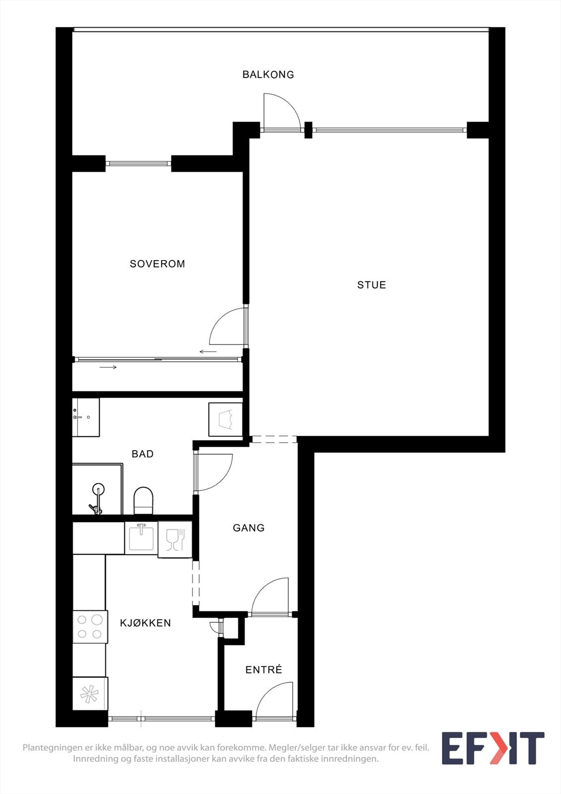 Plantegning Galleribilde