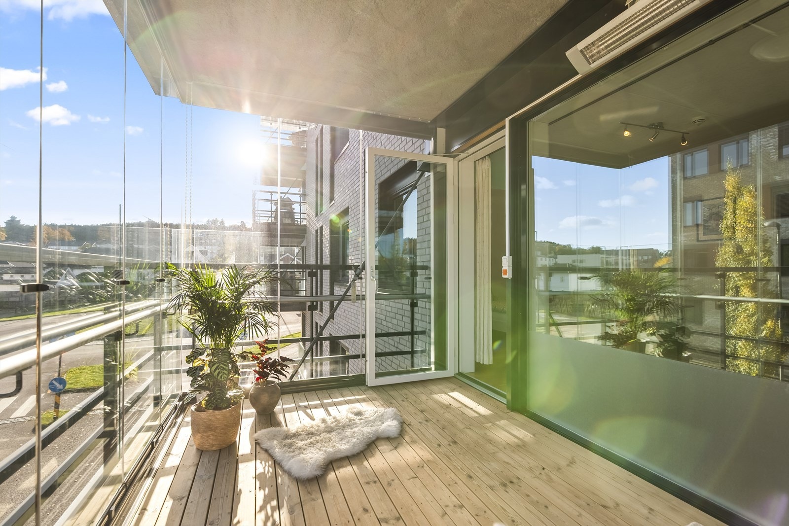 Her har man god plass til hagemøbler. Galleribilde